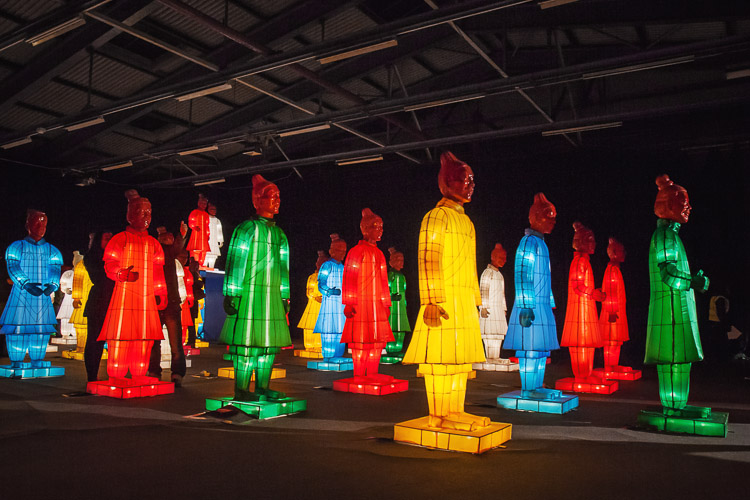 The Lanterns of Terracotta Warriors exhibition