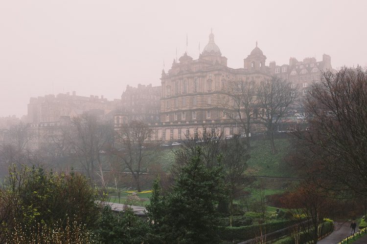 Misty Edinburgh – Princes St Gardens and The Mound Precinct