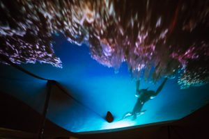 Underwater projection at Nithraid 2017