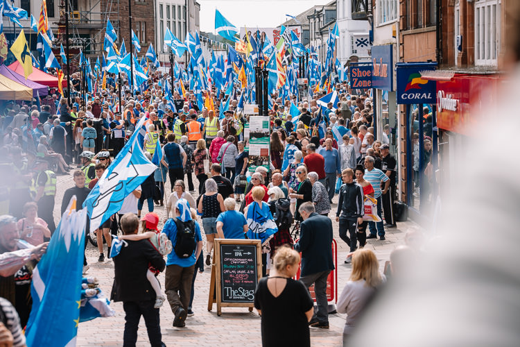 Dumfries Scottish Independence march