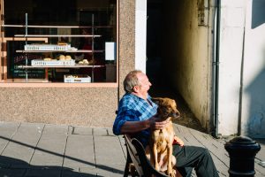 Afternoon rest on Dumfries High Street