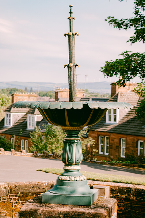 Fountain at Dumfries Museum