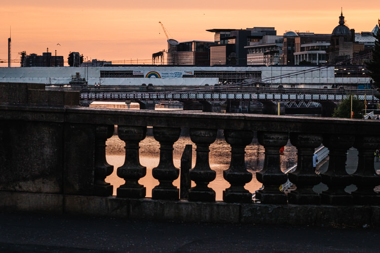 Glasgow lockdown walks: Clydeside at dusk