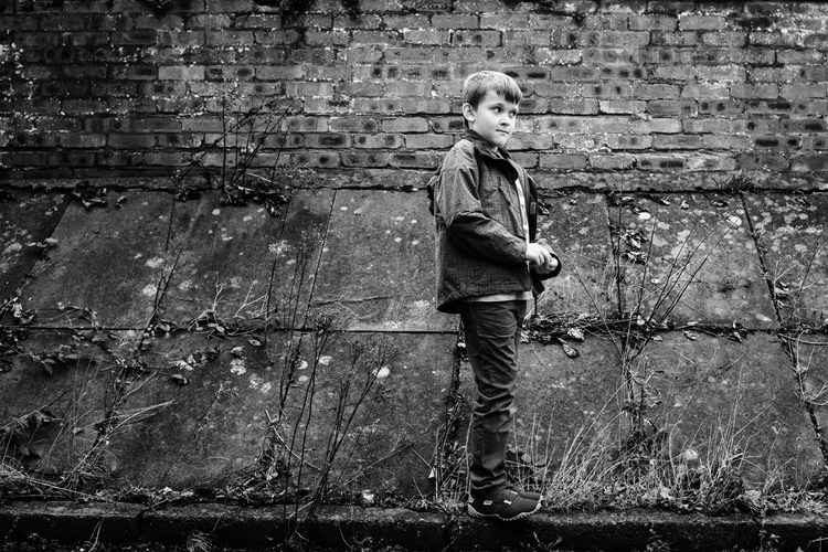 Nostalgic Back Alley Urban Portraits in Black and White with Kevin (Part 3)